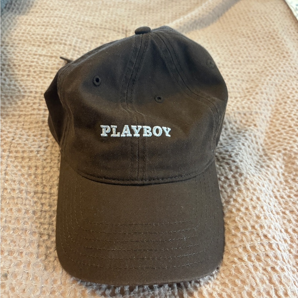 PLAYBOY Dark Brown Baseball Cap